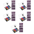 Pikkukuva 2 / 3: 5 Sarjaa Halloween-meikkipigmenttejä Vedenkestävä Kasvomaali Pigmentti Kasvojen Meikkityökalut 5 Sarjaa 14,5x11cm 5 Sets 14.5x11cm