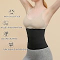 Miniatyrbillede 2 af 5: Elastisk Taljebælte Yoga Fitness Mavebælte Dame Sports Binding Bælte Forlænget Taljetræner Yogaudstyr 3m 3m
