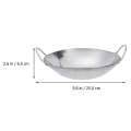 Miniatyrbilde 3 av 3: Hot Pot-kokkekjele Husholdningskokkekjele Kjøkken Hot Pot Tykk Kjele Med Håndtak Sølv 23X6.5CM Silver 23X6.5CM