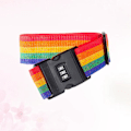 Pikkukuva 4 / 4: Säädettävät Matkalaukkuhihnat Turvallisuusmatkalaukkuhihnat Matkalaukkuvarusteet Yhdistelmälukolla Matkustajille Colorful