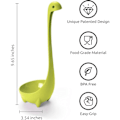 Pikkukuva 2 / 5: Nessie Ösa - Vihreä soppakauha keiton, padan, kastikkeen ja chilin tarjoiluun - Loch Ness seisova soppakauha korkealla lämmönkestävyydellä, Vihreä_ryy
