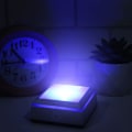 Miniatyrbillede 5 af 5: 1 stk LED-lysbase med følsom berøringskontakt, farverige lys, firkantet krystalstand