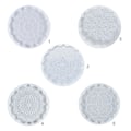Miniatyrbillede 3 af 4: Silikone Smykkebakke Epoxy Harpiks Støbningsform Glas Tekande Matte Bakke Former