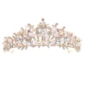 Miniatyrbild 1 av 4: Flickor Kristall Tiara Prinsessdräkt Krona Hårband Bröllop Handgjorda Håraccessoarer Present 2-12 År Gammal Högtidsfest Högtidsdag 1 P