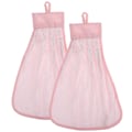 Miniatyrbillede 2 af 2: 2 stk. Vandabsorberende Håndklæder Små Håndklæder Til Køkken Badeværelse Pink 40X30CM Pink 40X30CM