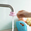 Miniatyrbillede 2 af 5: Tegneserie Vandhane Sprayer | Justerbar Vandbesparende Vandhane Montering Med Filter | Holdbart Tpr Interface (3 stk., Grøn+pink+beige)