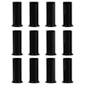 Pikkukuva 1 / 3: 12 kpl Lamppipunkin suojuskatteet Kattokruunun Lamppukannan hiha Valovarusteet Musta 3X3X8CM Black 3X3X8CM