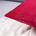 Miniatyrbilde 3 av 5: Sett med 2 fløyels putetrekk Dekorative sofa putetrekk Supermyk myk komfortabel dekorasjon Hjem Stue Soverom For sofa 40x80cm Rosa