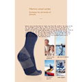 Miniatyrbilde 4 av 5: 1 Pakk Ull Vandresokker Temperaturregulerende for Menn & Kvinner Royal Blue 1pcs