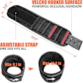 Miniatyrbillede 3 af 5: Sort Magnetarmbånd, Allisable Værktøjsbælte Med 15 Stærke Magneter Til At Holde Skruer, Bolte, Bore, Værktøjs Holder Gadgets Til Konstruktion, Rep