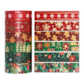Miniatyrbillede 2 af 5: 42 ruller julegaveindpakningstape julefestdekoration washi tapes 42 ruller 0,01X1,5X5 42 Rolls 0.01X1.5X500CM
