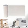 Selvklebende klorestativ-matte for katt 30x200 cm, kuttbar fiberduk-beskyttelse for møbler, vegger og sofahjørner, off-white