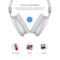 Pikkukuva 4 / 5: RY/Hifi P9 PRO MAX Langattomat Kuulokkeet Vahva Basso Subwoofer Type-C USB Liittimet Stereo Kanava Pelaamiseen DJ Ilmailu Edullinen Pink Built-in Microphone