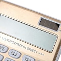 Miniatyrbillede 3 af 5: Standardfunktioner af bordregner, solcelle, dobbelt strømforsyning, grundlæggende regnemaskine med en stor 12-cifret LCD-skærm, elegant design til kontor