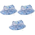 Pikkukuva 3 / 3: 3 kpl Pikainen Kannettava Hyttysverkko Hengittävä Matkustus Vauvan Telttaranta Leikkiteltta 3 kpl 110x63x38cm 3pcs 110x63x38cm