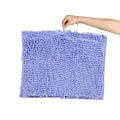 Pikkukuva 4 / 4: Kylpymatto 50 x 80cm, Erittäin Imuva Mikrokuitu Pitkä Pörröinen, Liukumaton Kylpyhuoneen Matto, Konepesu Lattiamattoon Kylpyyn, Suihkuun ja Kylpyhuoneeseen, Violetti Väri