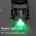 Miniatyrbillede 5 af 5: 8 stk. LED Side Marker Lys Grøn Belysning, Lys Side Marker Lys LED Side Marker Lys, 12v/24v Universal Clearance Lys Til Bil Lastbil Varevogn Trail