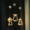 Miniatyrbild 4 av 4: Julbelysning LED Hängande Fönsterlampa Med Sugkopp Batteridriven Fönsterhängande Dekoration För Inomhusbelysning