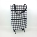Miniatyrbillede 1 af 3: Trolley Foldbar Indkøbspose Letvægts Praktisk Sammenklappelig Indkøbspose Vogn 45x39cm 45x39cm