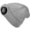 Miniatyrbillede 2 af 5: Unisex Strikket Goggles Beanie - Vinter Stilfuld Skull Varmt Hætte, Udendørs Sportsmode Fleeceforet Strækbar Hat