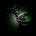 Miniatyrbillede 4 af 4: Solcellesystem Planet nøglering Tilbehør Vedhæng Gløder i Mørket