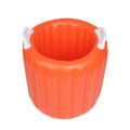 Miniatyrbild 1 av 4: PVC Isbitshink Uppblåsbar Hink Uppblåsbar Isbitshink Vikbar Hink Isbitshink Orange Orange