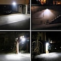 Pikkukuva 2 / 5: Tehokas aurinkopaneeli LED-valo 60/100/120led jaettu aurinko-liiketunnistin seinävalaisin