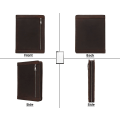 Miniatyrbillede 3 af 5: Læder Portfolio til iPad Pro 11 2021 3. / 2. / 1. Generation med Pen Holder, Ægte Læder Business Notesblok Juridisk Blok Notesbog Portfolio W