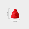 Pikkukuva 3 / 5: 3 kpl Silikoninen Pullotulppa Beanie-hattu Koristeellinen Pullotulppa Korkkiruuvi Viinille Juomille