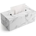Miniatyrbild 2 av 5: RYI) Marmorläder Rektangulär Tissue Box Kreativt Vardagsrum Te