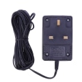 Miniatyrbillede 2 af 2: 18 V Strømadapter Videodørklokke Strømadapter Videoovervågning Strømadapter Dørklokke Sort UK stik Black UK plug