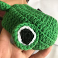 Miniatyrbilde 3 av 5: Kjæledyr Morsom Lue Tegneserie Frosk Form Kjæledyr Cap Vev Valp Katt Lue Kjæledyr Stell Utstyr for Hverdagens Dekorasjon Jul 1PCS