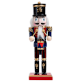 Miniatyrbilde 1 av 3: Blå Borddekor Tre Nøtteknekker Figur Nøtteknekker Figurer Salg Julenøtteknekker Nøtteknekker Soldat Statue Navy25x7.5cm Navy 25x7.5cm