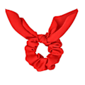 Pikkukuva 1 / 5: Punaiset satiinihiuslenkit Solmut Elastisen hiuslenkit Poninhäntäpidikkeet Hiukset sidotut nauhat Bunny Ear Scrunchies Tytöille Naisille (6 kpl)