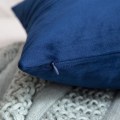 Miniatyrbillede 4 af 5: Sæt af 2 Dekorative Fløjls Pudebetræk Sofa Pudebetræk Super Glat Blød Behagelig Dekoration Hjem Stue Soveværelse Til Sofa 50x50cm Lysegrøn