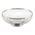 Miniatyrbillede 1 af 3: Køkken Multifunktionel Frugtkurv Rustfrit Stål Frisk Grøntsags Opbevaringsbeholder Hul-ud Vaskbakke Holder - Størrelse 4Sølv26cm Silver 26cm