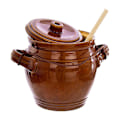 Miniatyrbilde 1 av 2: 1 stk Selvtrykk Sylteglass Forsegling Boks Matboks Keramiske Beholdere Keramisk Krukke Kaffe 20,5X19CM Coffee 20.5X19CM