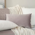 Miniatyrbild 3 av 5: Set med 2 Dekorativa Sammetskuddfodral Soffa Kuddfodral Super Mjukt Mjuk Dekoration Hem Vardagsrum Sovrum För Soffa 2 Stycken 30x30cm Grå