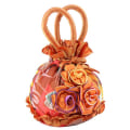 Miniatyrbild 1 av 3: 1 st. Spetsblommaformad Kvällstoteväska Kvällshandväska Hinkväska för Kvinnor DamOrange29x23x11cm Orange 29x23x11cm