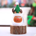 Miniatyrbilde 2 av 5: Julemann Snømann Kulepynt Jul Hengekule Med Lys Juletrepynt-Juledekorasjoner (1 stk, Varmt Lys)