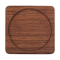 Miniatyrbillede 1 af 3: Varmebestandig Bordplade Trivet Måtte Køkken Ske Stativ Kaffe Kop Underkop Midtpunkt Måtte Bord Underkop Square groove pattern 8.8X8.8X1CM