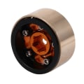 Pikkukuva 5 / 5: 4 kpl Messinki 1.0 Beadlock-vanteet Vanteen napa Yhteensopiva 1/24 Rc Crawler Auton Axial Scx24 Axi90081 Axi00002 U