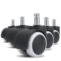 Miniatyrbild 1 av 5: Kontorsstols Hjul, Kullager Stolhjul, Tunga Datorkontorsstols Swivel Hjul, 5-pack Hjul