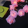 Miniatyrbild 5 av 5: 3m 20 LED Batteridrivna Rosor LED-Ljusslingor 6cm i Diameter, PE (Rosa Ros)