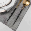 Miniatyrbillede 4 af 4: Stof Servietter Kompatibel Med Spisebord Vævet Design Servietter B