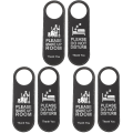 Miniatyrbilde 2 av 4: 10 stk Sminke Rom Dørskilt Ikke Forstyrr Dørskilt Dørhengende Skilt For Hotell 6 stk 24X8CM 6 pcs 24X8CM