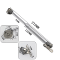 Miniatyrbild 2 av 4: 2 st Hydraulisk Dämpare Dörr Skåp Kök Möbler Fällbart Bord Fjäder Gasfjäder Stöd För Möbellyftskåp Möbel Pneumatisk Stödstång