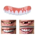 Miniatyrbillede 1 af 5: 2 stk. Instant Smile Comfort Fit Flex Tænder - Øvre og Nedre Matchende Sæt, Naturlig Skygge! Fix Dit Smil Derhjemme Inden for Minutter!