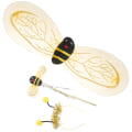 Pikkukuva 2 / 2: 1 Set Mehiläisen Asusteet Pääpannalla Ja Taikakepillä Halloween Cosplay Pukeutumiseen Lapsille Kulta 70x17cm Golden 70x17cm