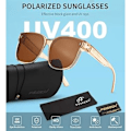 Miniatyrbillede 4 af 5: RY-Solbriller der Passer Over Briller, Oversized Polariserede Glitrende til Kvinder, UV400 B0269